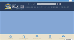 Desktop Screenshot of ci.blaine.wa.us