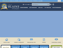 Tablet Screenshot of ci.blaine.wa.us
